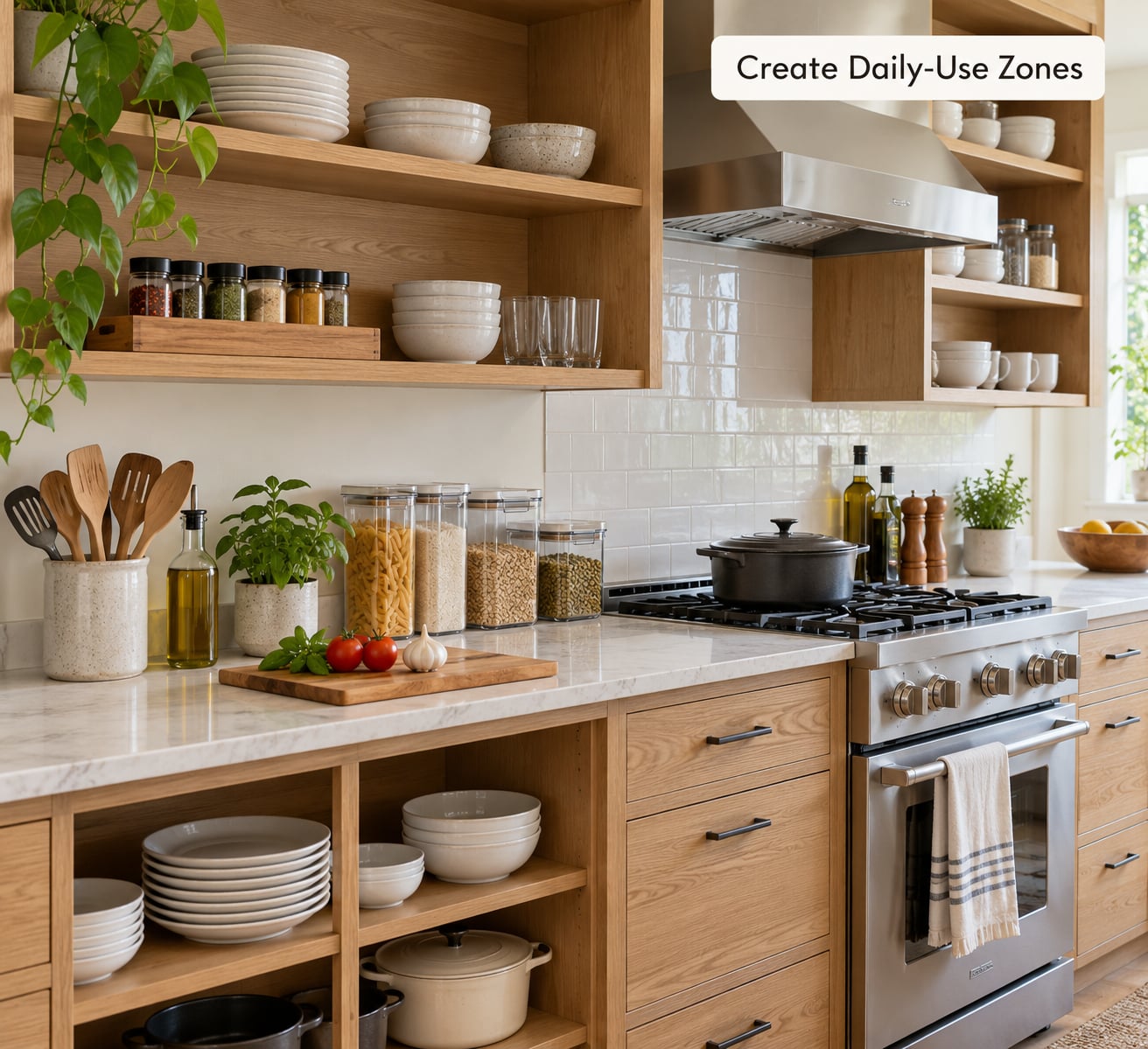 Create Daily-Use Zones