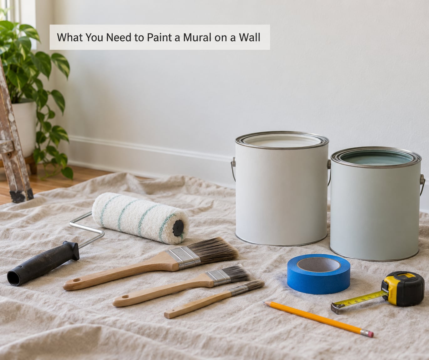 What You Need to Paint a Mural on a Wall