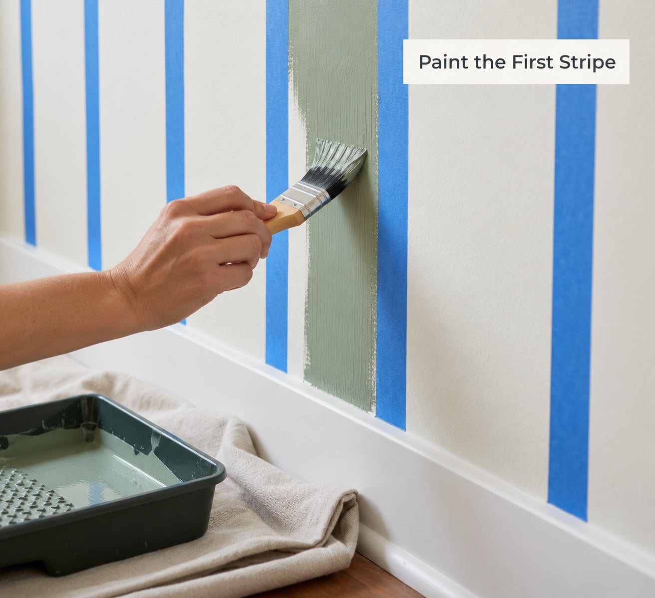 Paint the First Stripe