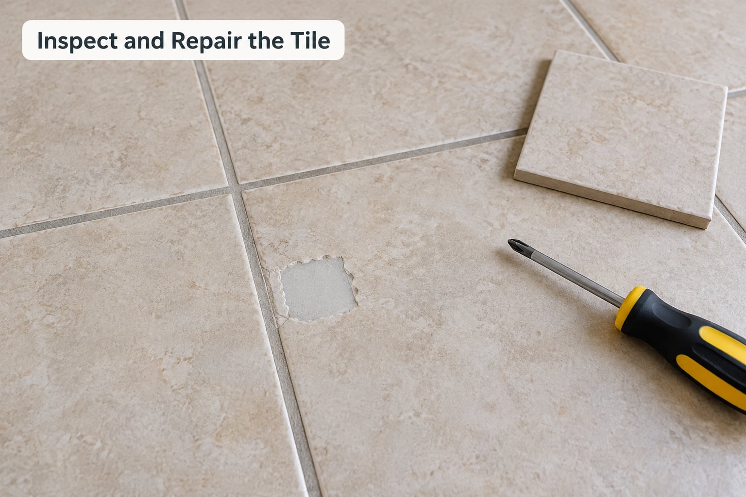 Inspect and Repair the Tile