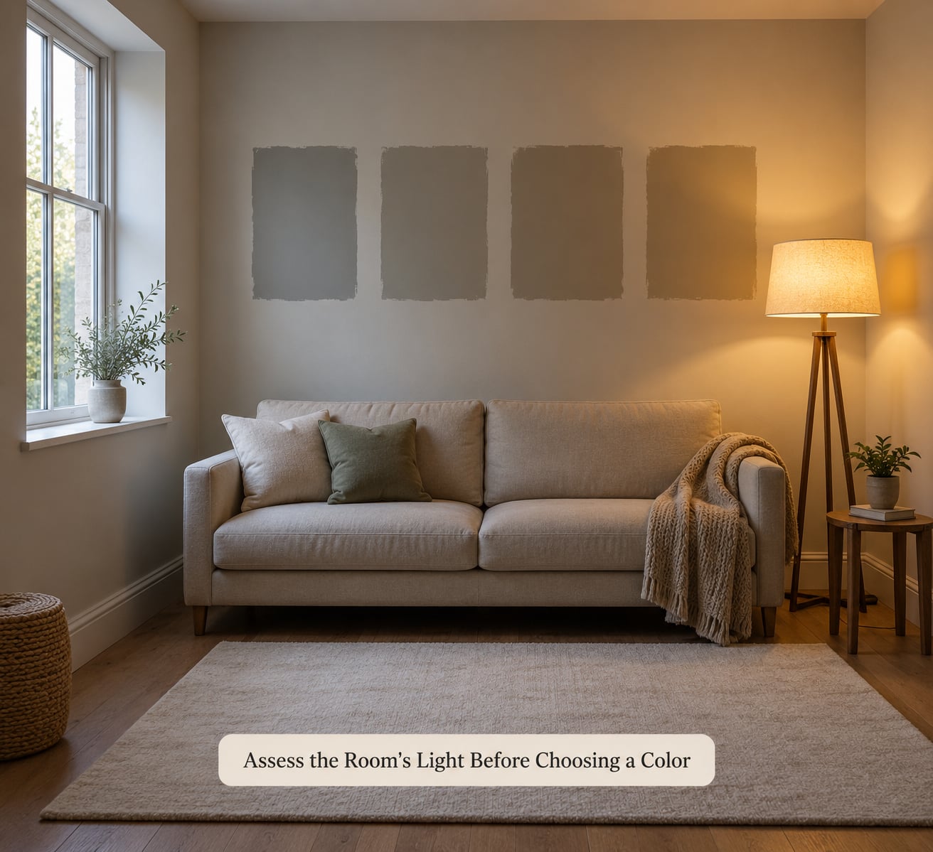 Assess the Room's Light Before Choosing a Color