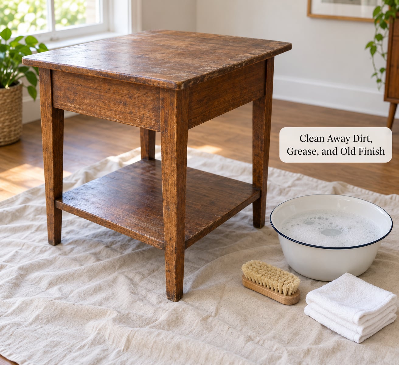 Clean Away Dirt, Grease, and Old Finish
