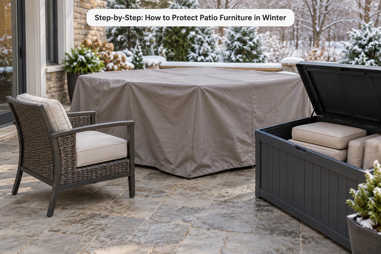 Step-by-Step: How to Protect Patio Furniture in Winter