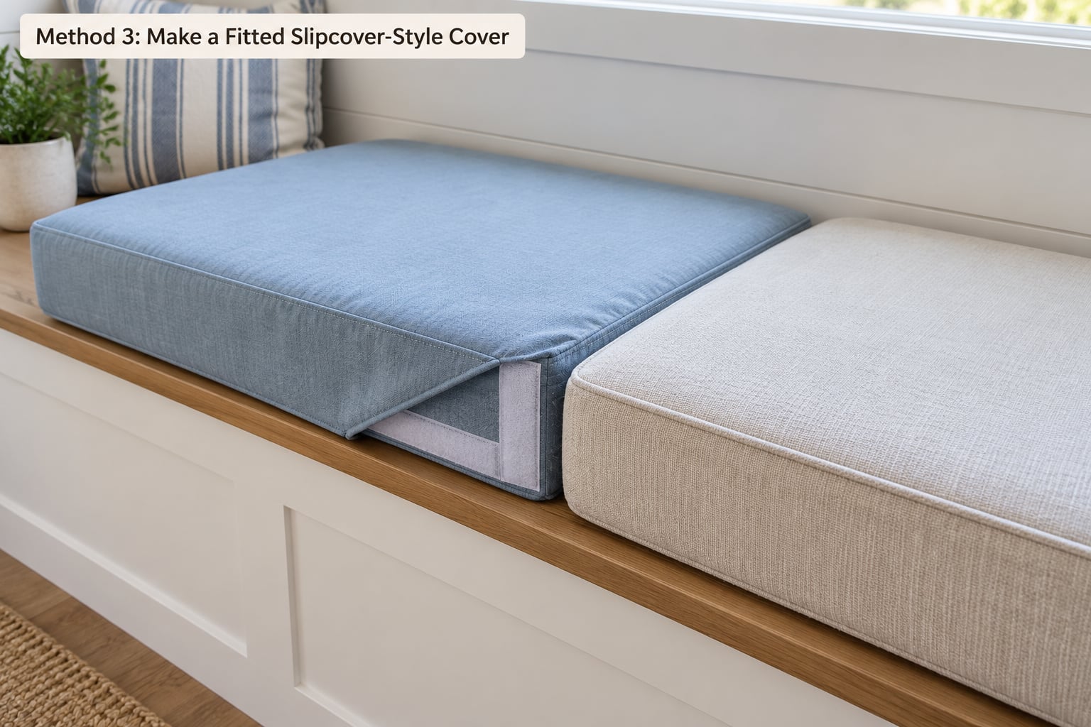Method 3: Make a Fitted Slipcover-Style Cover