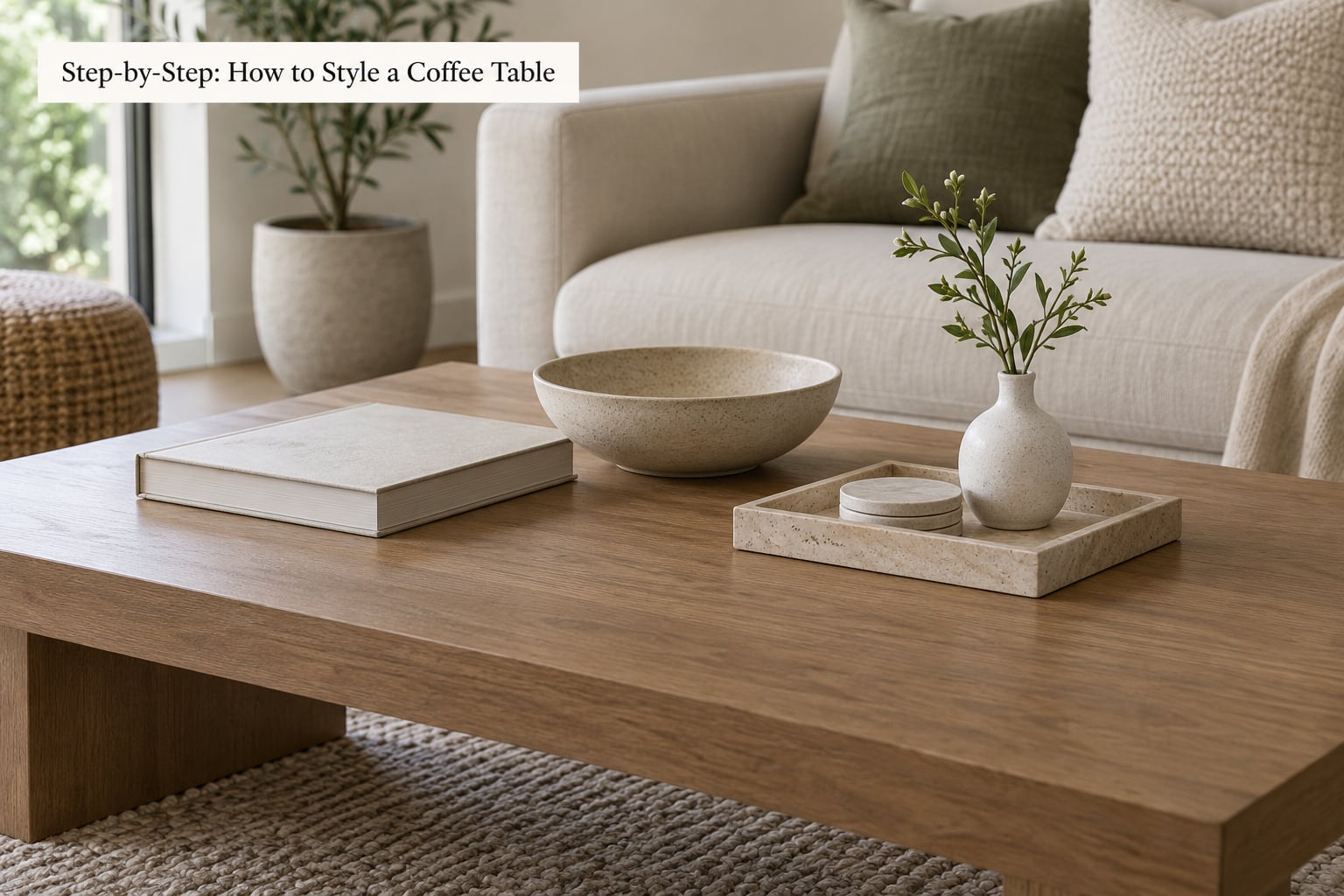 Step-by-Step: How to Style a Coffee Table