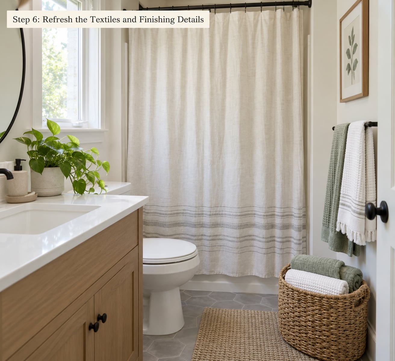 Step 6: Refresh the Textiles and Finishing Details