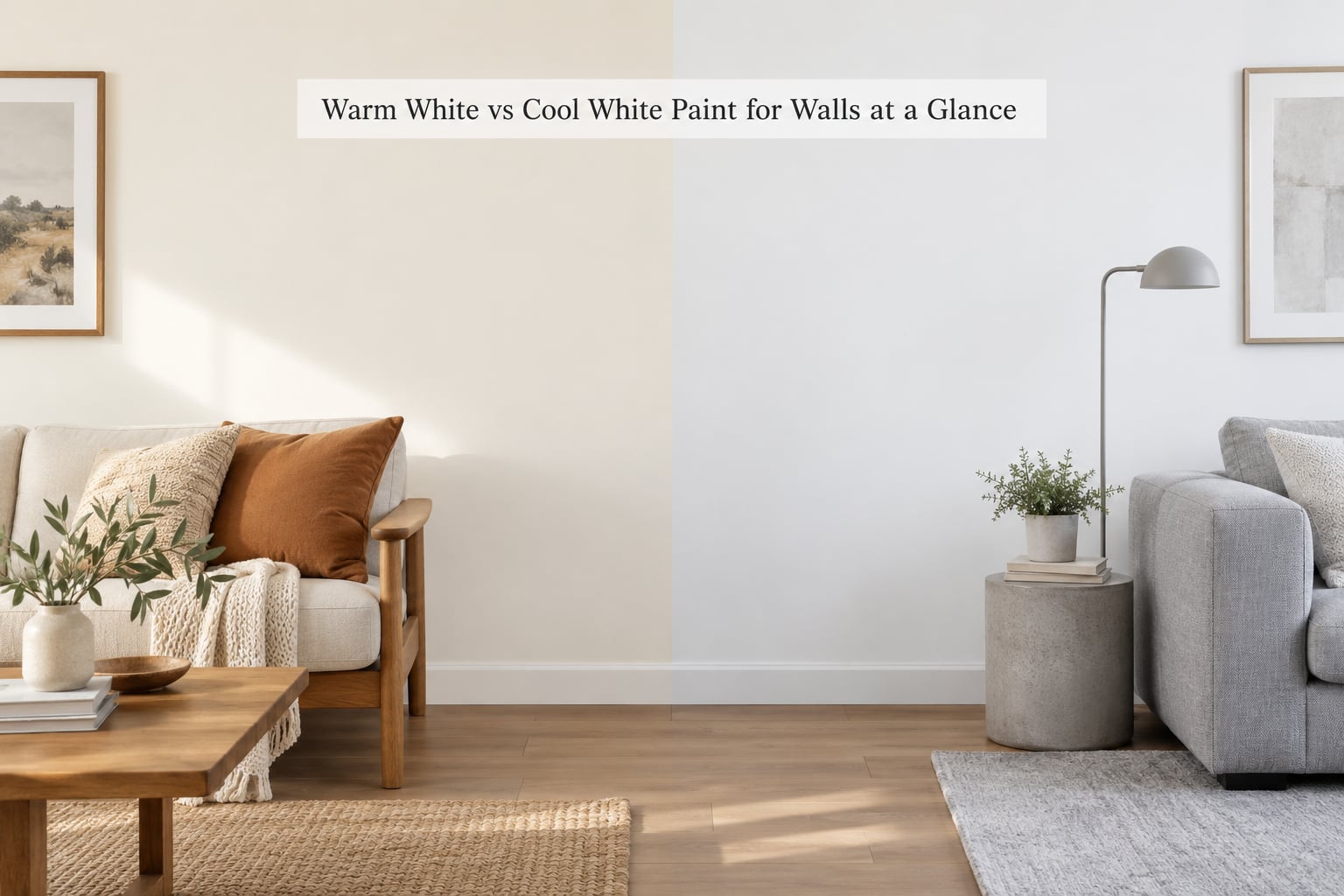 Warm White vs Cool White Paint for Walls at a Glance