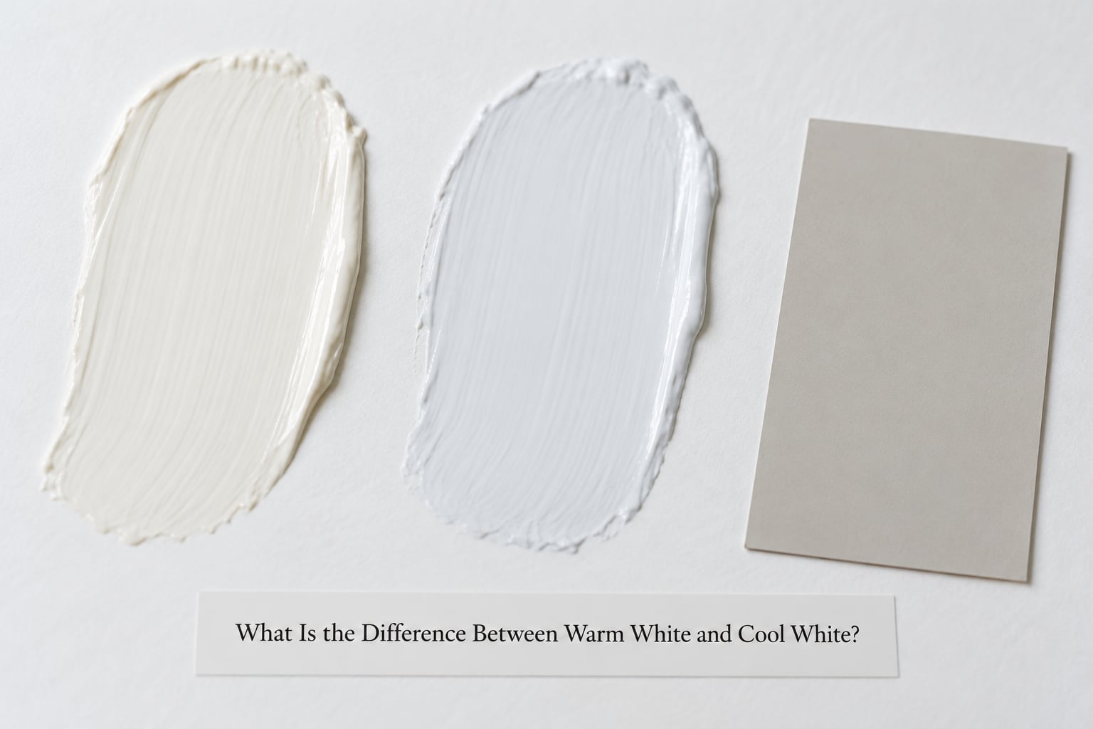 What Is the Difference Between Warm White and Cool White?