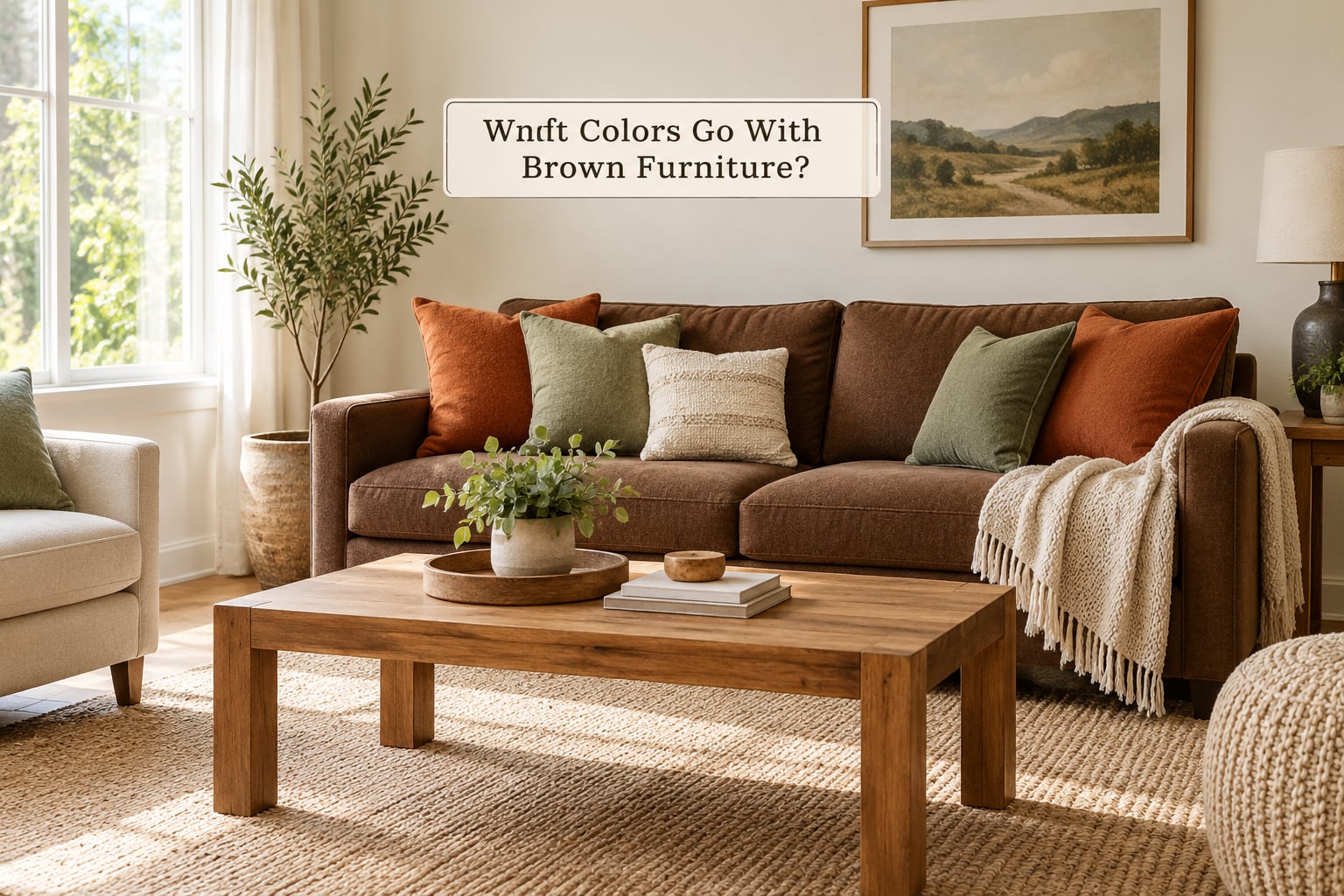 What Colors Go With Brown Furniture?