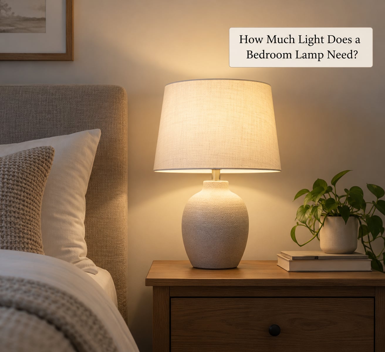 How Much Light Does a Bedroom Lamp Need?