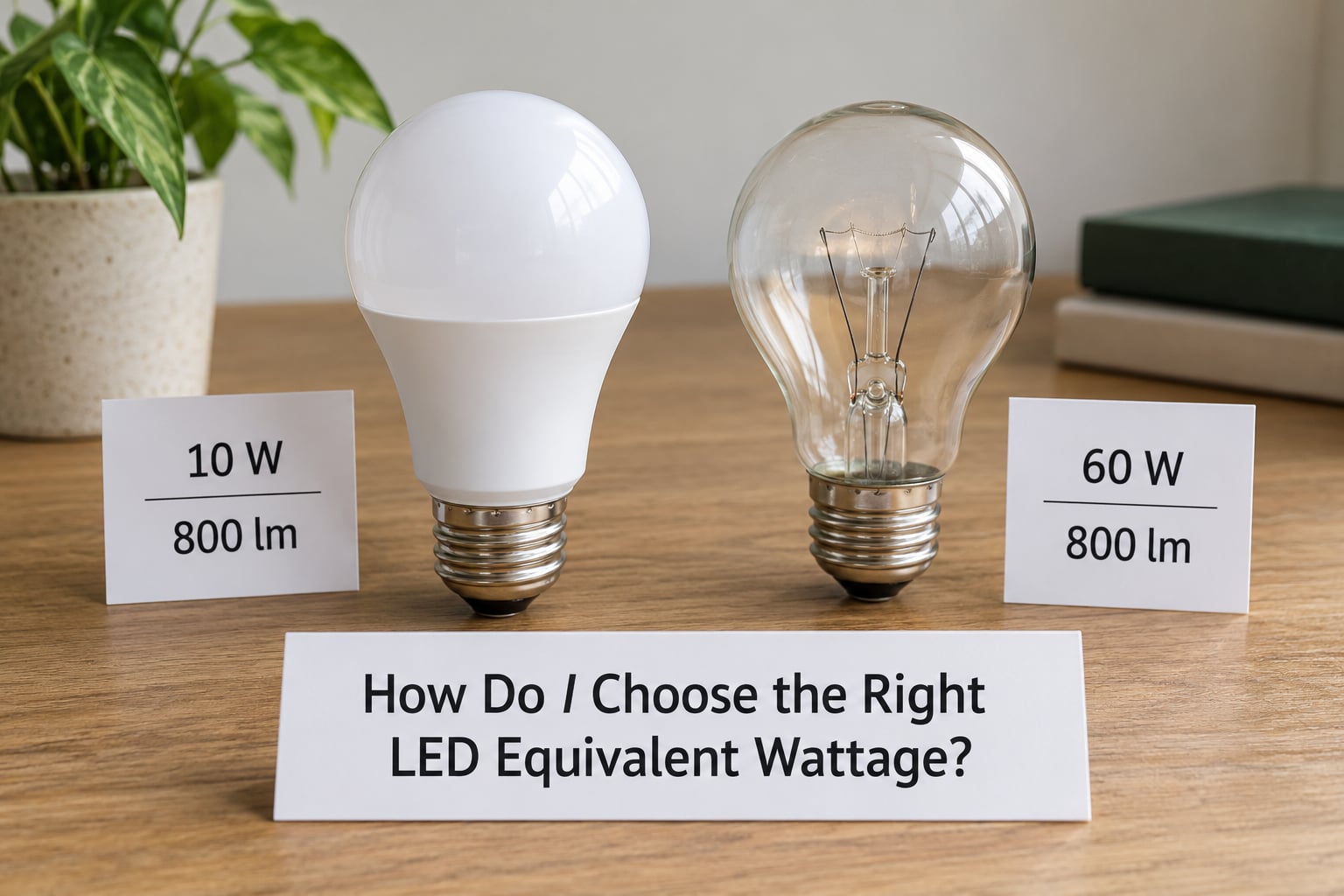 How Do I Choose the Right LED Equivalent Wattage?