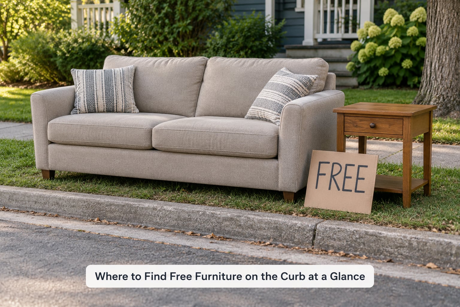 Where to Find Free Furniture on the Curb at a Glance