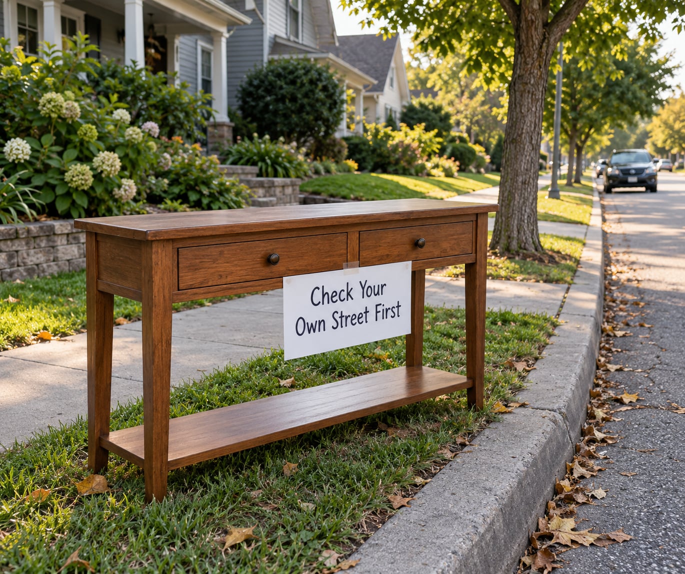 Check Your Own Street First
